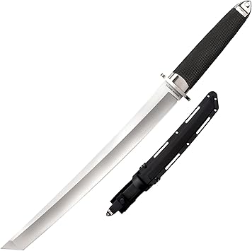 Cold Steel进口代理批发 Cold Steel Magnum Tanto VG-10 San Mai 剃须刀锋利刀片 Kray-Ex 手柄军用战术固定刀片刀带 Secure-Ex 护套