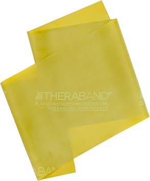 酷牌库|商品详情-Theraband进口代理批发 THERABAND 专业乳胶阻力带，单独 6 英尺弹力带作为运动器材，物理治疗，普拉提，家庭锻炼，6 英尺，多种颜色和阻力级别可供选择