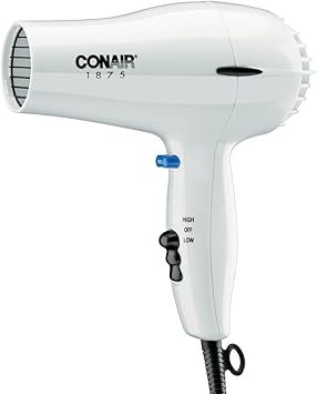 CONAIR进口代理批发 Conair 247W 白色紧凑型吹风机 - 1875W