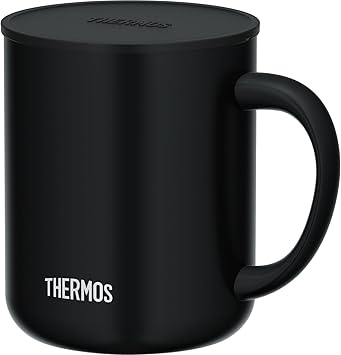 THERMOS进口代理批发 THERMOS JDG-452C SMB 不锈钢真空保温杯，15.9 液量盎司（450 毫升），烟黑色