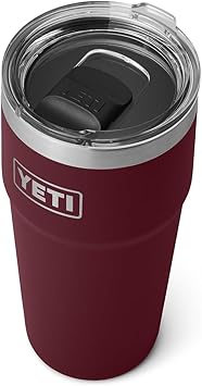 YETI进口代理批发 YETI Rambler 20 盎司可堆叠玻璃杯，不锈钢，真空隔热，带 MagSlider 盖