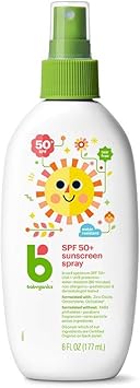 Babyganics进口代理批发 Babyganics 防晒喷雾 50 SPF，6 盎司，包装可能有所不同