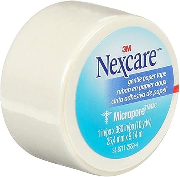 酷牌库|商品详情-Nexcare进口代理批发 Nexcare 微孔温和纸胶带，透气，1 英寸 X 10 码，9 卷