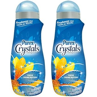 Purex进口代理批发 Purex Crystals 香氛增强剂，新鲜泉水，24 盎司（2 件装）