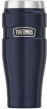 THERMOS进口代理批发 THERMOS 不锈钢特大号真空隔热旅行杯，16 盎司，午夜蓝