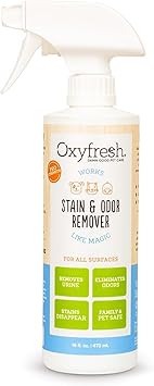 Oxyfresh进口代理批发 Oxyfresh 高级宠物去污剂和尿液除臭剂 适用于所有表面的快速宠物除臭剂 - 去除污渍的最佳方法 - 狗和猫尿液中和剂