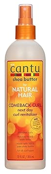 Cantu进口代理批发 Cantu 自然卷发卷发再生剂 12 盎司泵（2 包）