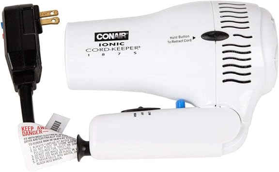 酷牌库|商品详情-CONAIR进口代理批发 Conair 169WIW 白色线扣吹风机 - 1875W