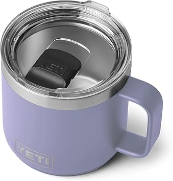 YETI进口代理批发 YETI Rambler 14 盎司可叠放马克杯，真空隔热，不锈钢，带 MagSlider 盖