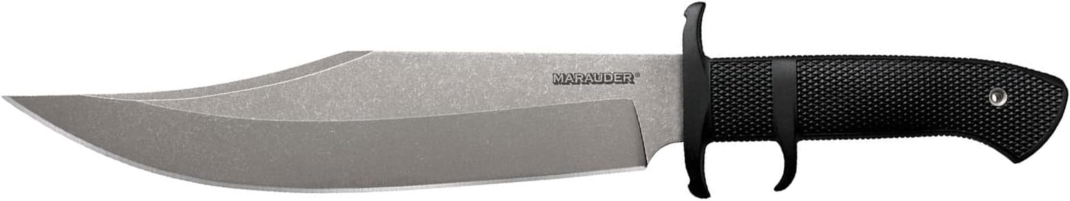 酷牌库|商品详情-Cold Steel进口代理批发 Cold Steel Marauder 9 英寸日本 AUS8A 夹点刀片 5.125 英寸 Kray-Ex 手柄战术户外狩猎直刃刀带安全防爆护套