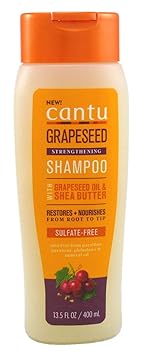 Cantu进口代理批发 Cantu 葡萄籽洗发水 13.5 盎司（400 毫升）（6 件装）