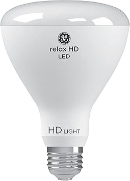 酷牌库|商品详情-GE进口代理批发 GE Relax LED 灯泡，65 瓦，柔白，BR30 室内泛光灯（4 件装）