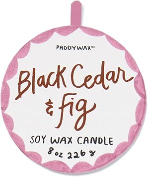 酷牌库|商品详情-Paddywax进口代理批发 Paddywax 香薰蜡烛 Dopo 手绘陶瓷奢华工匠蜡烛，8 盎司，老虎 - 黑雪松和无花果