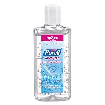 Purell进口代理批发 Purell 即时洗手液 4 盎司带翻盖挤压瓶 每箱 24 件