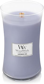 酷牌库|商品详情-WoodWick进口代理批发 WoodWick 薰衣草 Spa 大号沙漏蜡烛和 WoodWick 炉边中号沙漏蜡烛