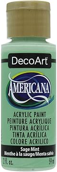 DecoArt进口代理批发 Decoart Americana 亚克力 2 盎司鼠尾草薄荷