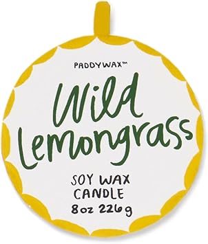 酷牌库|商品详情-Paddywax进口代理批发 Paddywax 香薰蜡烛 Dopo 手绘陶瓷奢华工匠蜡烛，8 盎司，蛇纹 - 野生柠檬草