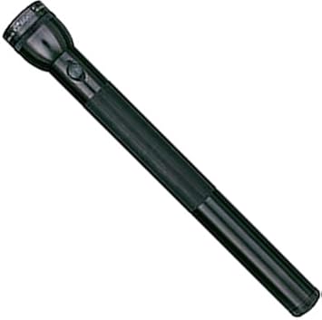 MagLite进口代理批发 Maglite S6d016 6 节电池重型手电筒 - 黑色 (102-253)