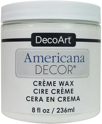 DecoArt进口代理批发 Decoart AmerDecorCremeWax 美式装饰奶油蜡 8 盎司白色，8 液体盎司（1 件装）