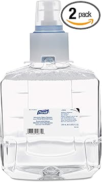 Purell进口代理批发 Purell 190402CT 高级绿色认证洗手液补充装，1200mL，无碎片，2/箱