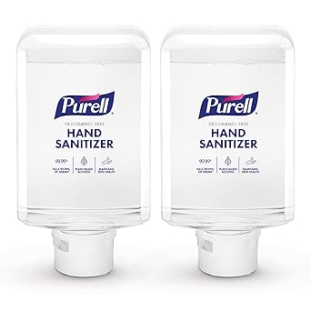 Purell进口代理批发 PURELL 高级洗手液无香料泡沫，1200 毫升补充装适用于 PURELL ES10 自动洗手液分配器（2 件装）- 8351-02