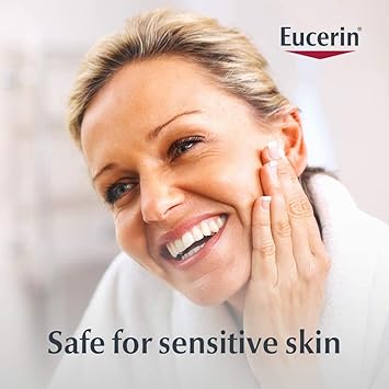 酷牌库|商品详情-Eucerin进口代理批发 Eucerin Q10 抗皱护肤套装，适合敏感肌肤的面霜，Q10 抗皱面霜，1.7 盎司罐 + Q10 含视黄醇抗皱晚霜，1.7 盎司罐