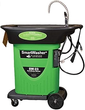 CRC进口代理批发 CRC SmartWasher SW-423 移动零件清洗机套件和耐用零件清洗机，可清除工业和汽车零件上的污垢、油污和污垢，水基、不易燃、pH 中性