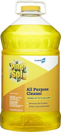 Clorox进口代理批发 CloroxPro Pine-Sol 多用途清洁剂，柠檬味，144 盎司（包装可能有所不同）