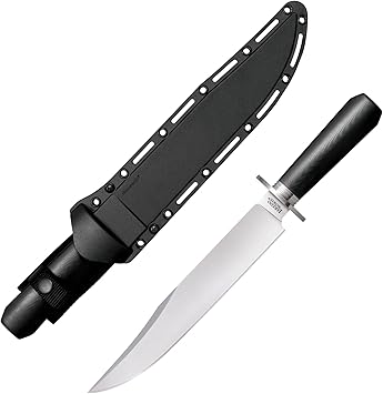 Cold Steel进口代理批发 Cold Steel Laredo Bowie 10.5 英寸 CPM 3V 锋利夹点刀片 5.1875 英寸 G-10 手柄战术固定刀片刀带安全防爆护套