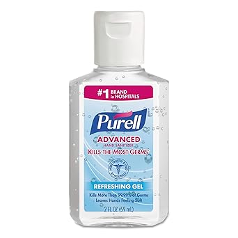 Purell进口代理批发 PURELL 960524 高级即时洗手液，2 盎司，挤压瓶（24 件装）