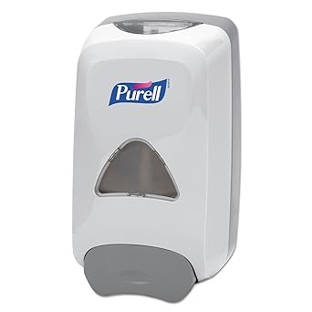 Purell进口代理批发 PURELL FMX-12 推式洗手液泡沫分配器，鸽子灰色，适用于 1200 毫升 PURELL FMX-12 洗手液泡沫补充装（1 件装） - 5120-06