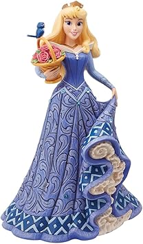 Enesco进口代理批发 Enesco Disney Traditions by Jim Shore 魔法公主睡美人豪华极光雕像，15 英寸，多色