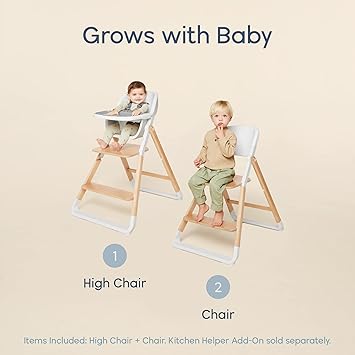 酷牌库|商品详情-Ergobaby进口代理批发 Ergobaby Evolve Baby Essentials 便携式高脚椅，天然木材