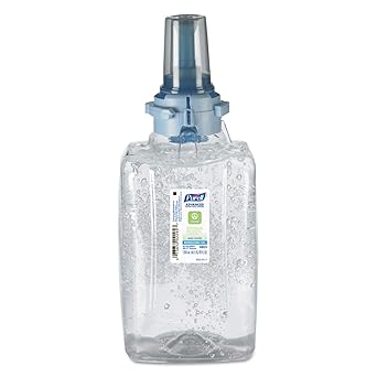 Purell进口代理批发 PURELL 880303CT 高级绿色认证洗手液凝胶补充装，1200mL，无碎片（3 件装）