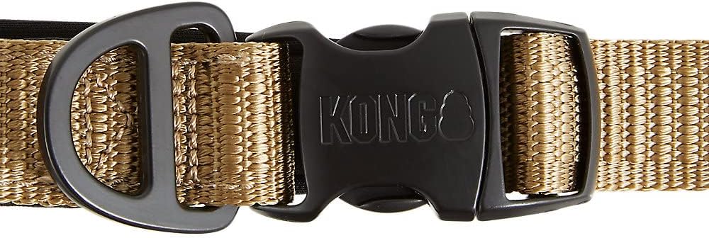 酷牌库|商品详情-KONG进口代理批发 KONG Comfort 超耐用交通软垫手柄免提快速控制皮带 6 英寸（棕褐色）