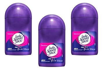 Lady Speed Stick进口代理批发 Lady Speed Stick 隐形干爽止汗除臭走珠，清新融合，1.7 盎司（3 件装）