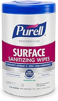 Purell进口代理批发 PURELL 餐饮表面消毒湿巾