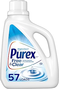 Purex进口代理批发 Purex 液体洗衣粉 57 装，无味，无味，75 液体盎司