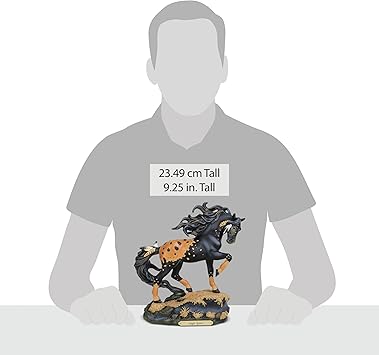 酷牌库|商品详情-Enesco进口代理批发 Enesco Trail of Painted Ponies Eagle Spirit，9 件树脂石雕像，多色