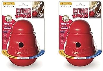 KONG进口代理批发 KONG Wobbler 狗狗零食分配玩具（2 件装）