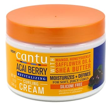 Cantu进口代理批发 Cantu 巴西莓卷发霜活力 12 盎司