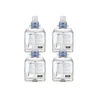 Purell进口代理批发 PURELL 高级洗手液泡沫，1200 毫升洗手液补充装，适用于 PURELL CS4 手动分配器（4 件装）- 5192-04