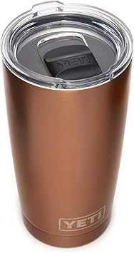 YETI进口代理批发 YETI Rambler 20 盎司玻璃杯，不锈钢，真空绝缘，带 MagSlider 盖，铜