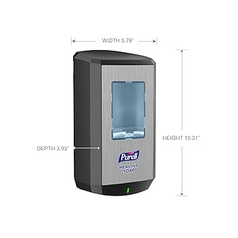 酷牌库|商品详情-Purell进口代理批发 PURELL CS6 自动健康肥皂分配器，石墨，适用于 1200 毫升 PURELL CS6 健康肥皂补充装（1 件装） - 6534-01 - 由 GOJO, Inc. 制造