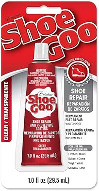 Shoegoo进口代理批发 Shoegoo Clear，3.7 盎司，修复粘合剂，用于修复磨损的鞋子或靴子