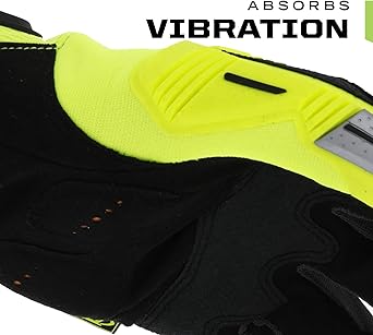 酷牌库|商品详情-Mechanix Wear进口代理批发 Mechanix Wear：Hi-Viz M-Pact 工作手套（中号，荧光黄色）（3 件装）