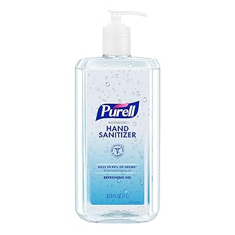 Purell进口代理批发 PURELL 高级洗手液清爽凝胶，清新香味，1 升泵瓶（1 件装）- 9632-04-CMR