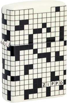 Zippo进口代理批发 Zippo 填字游戏设计 540 色夜光袖珍打火机