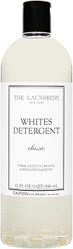 The Laundress进口代理批发 The Laundress Whites 洗涤剂，浓缩洗衣液，美白和增亮衣服，顽固污渍，经典香味，32 盎司。