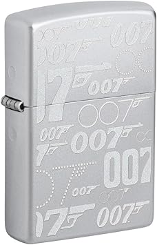 Zippo进口代理批发 Zippo 詹姆斯・邦德缎面镀铬袖珍打火机